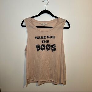 Express Here For The Boos Tank Top Size M